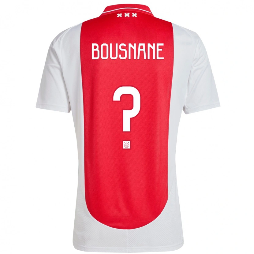 Danxen Kinder Ghalil Bousnane #0 Rot Weiß Heimtrikot Trikot 2024/25 T-Shirt