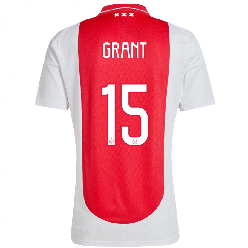 Danxen Kinder Chasity Grant #15 Rot Weiß Heimtrikot Trikot 2024/25 T-Shirt