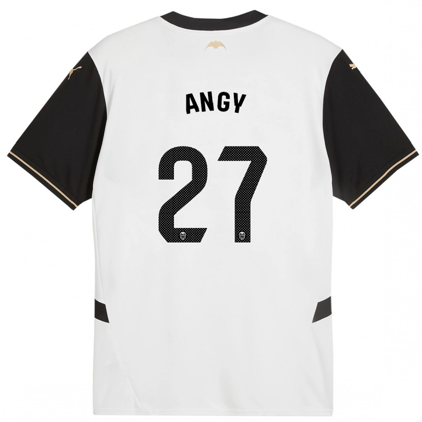 Danxen Kinder Angy #27 Weiß Schwarz Heimtrikot Trikot 2024/25 T-Shirt