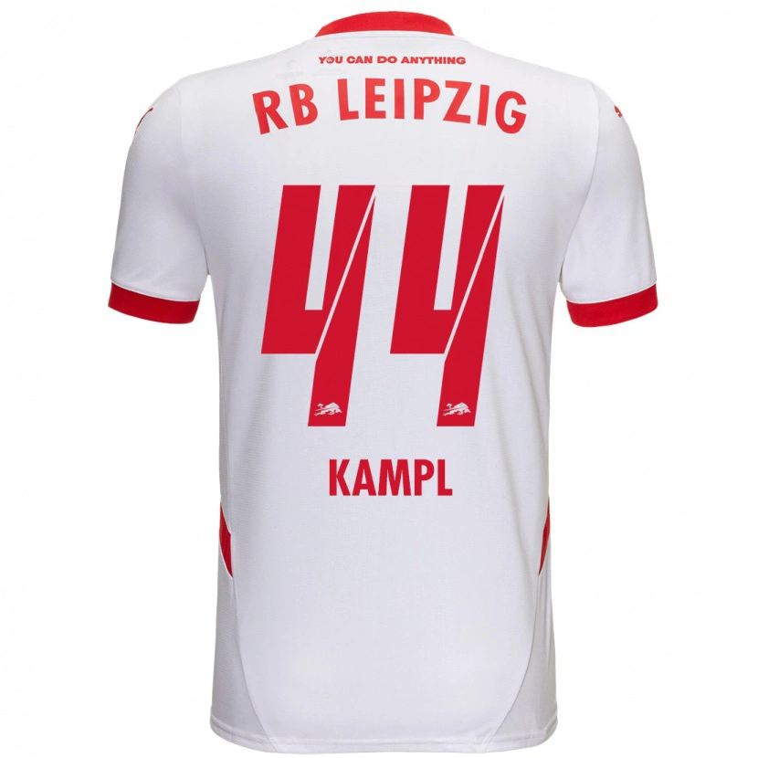 Danxen Kinder Kevin Kampl #44 Weiß Rot Heimtrikot Trikot 2024/25 T-Shirt