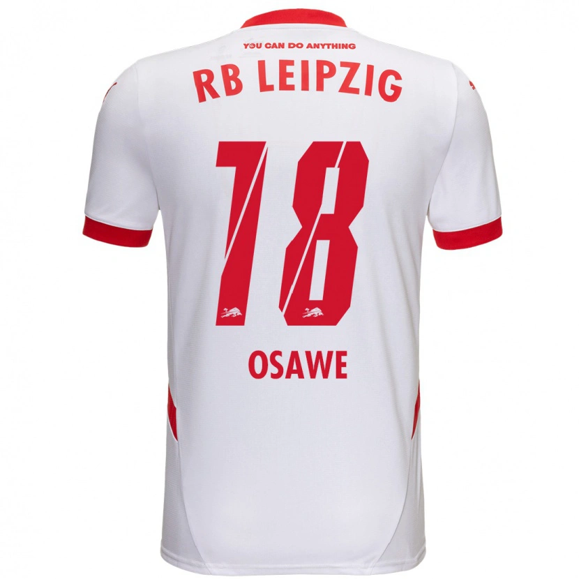 Danxen Kinder Winners Osawe #18 Weiß Rot Heimtrikot Trikot 2024/25 T-Shirt