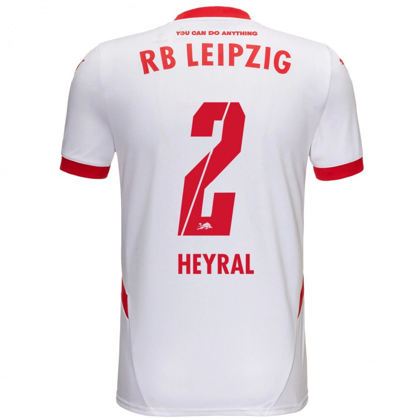 Danxen Kinder Neo Heyral #2 Weiß Rot Heimtrikot Trikot 2024/25 T-Shirt