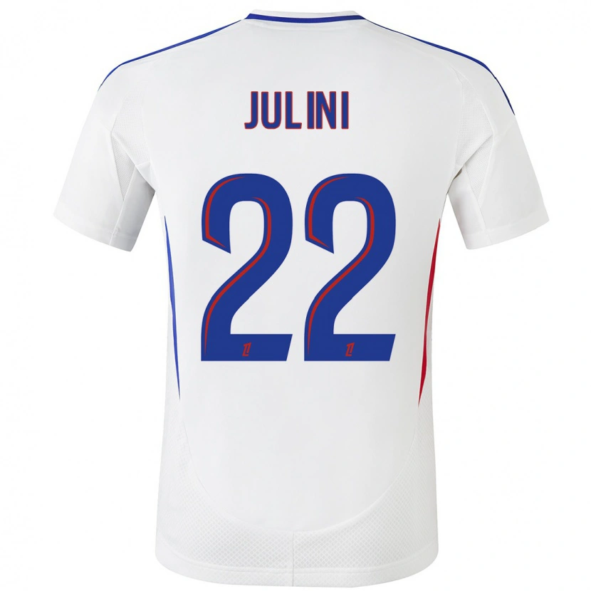 Danxen Kinder Sally Julini #22 Weiß Blau Heimtrikot Trikot 2024/25 T-Shirt