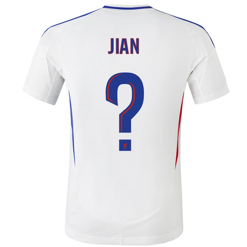 Danxen Kinder Tao Jian #0 Weiß Blau Heimtrikot Trikot 2024/25 T-Shirt