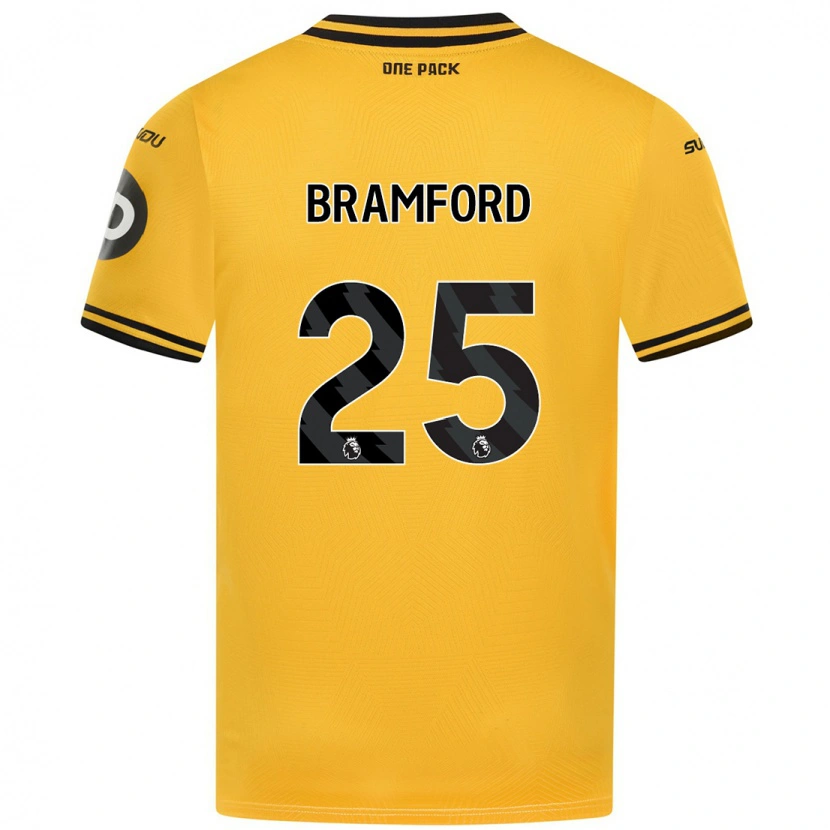 Danxen Kinder Sophie Bramford #25 Gelb Heimtrikot Trikot 2024/25 T-Shirt
