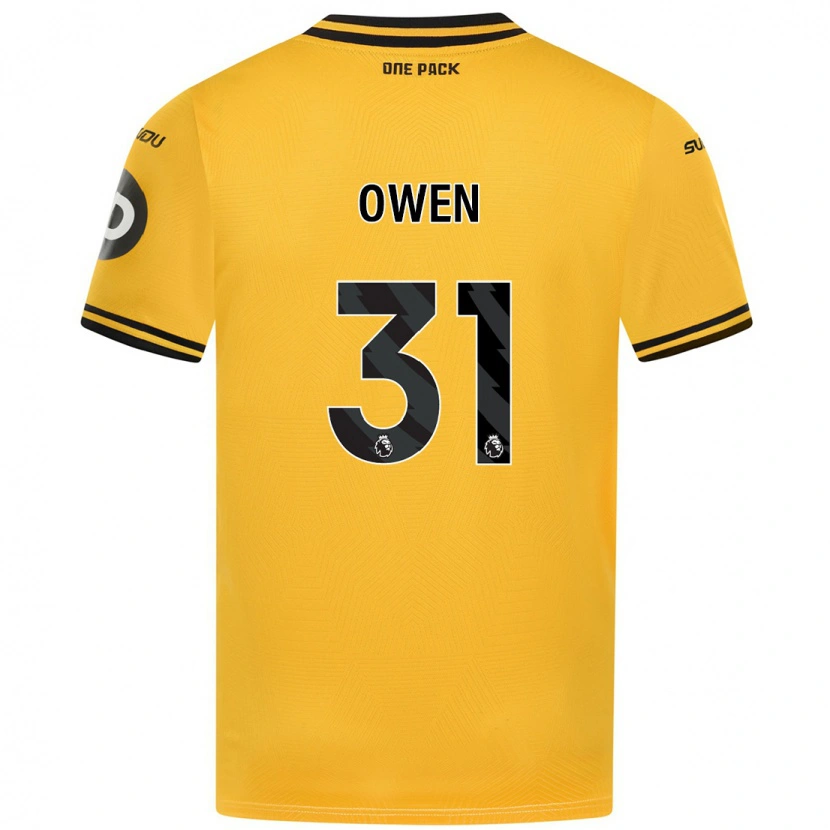 Danxen Kinder Skye Owen #31 Gelb Heimtrikot Trikot 2024/25 T-Shirt