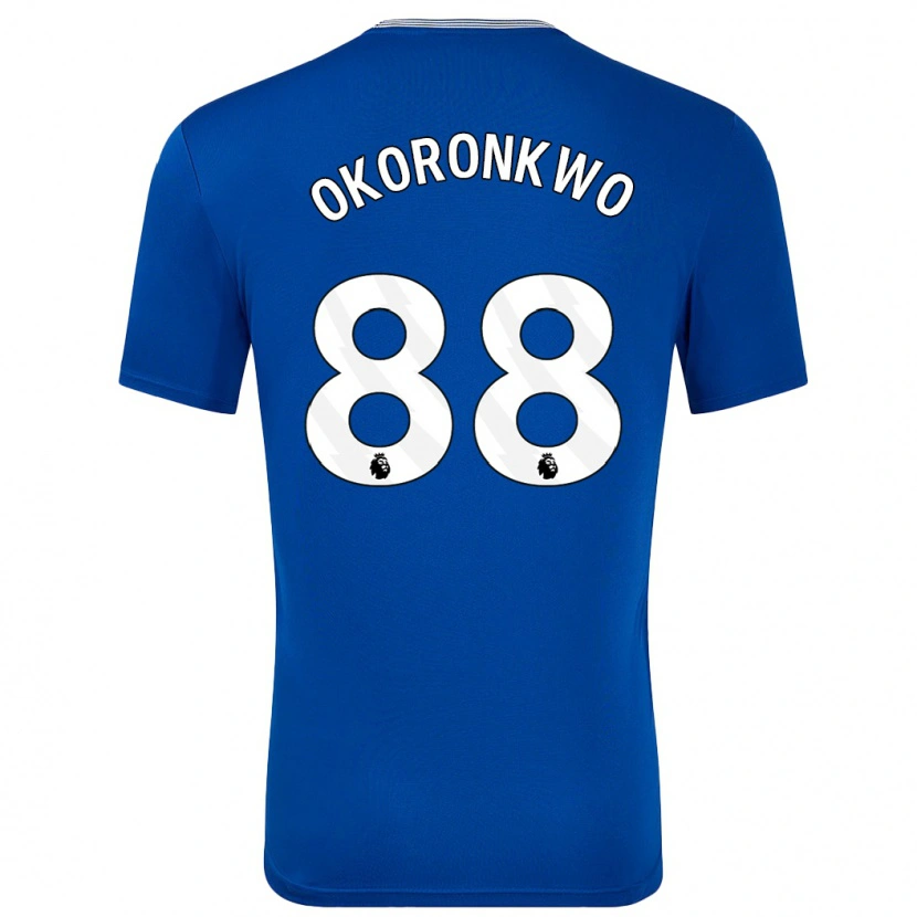 Danxen Kinder Francis Okoronkwo #88 Blau Mit Heimtrikot Trikot 2024/25 T-Shirt