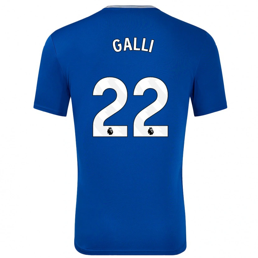 Danxen Kinder Aurora Galli #22 Blau Mit Heimtrikot Trikot 2024/25 T-Shirt
