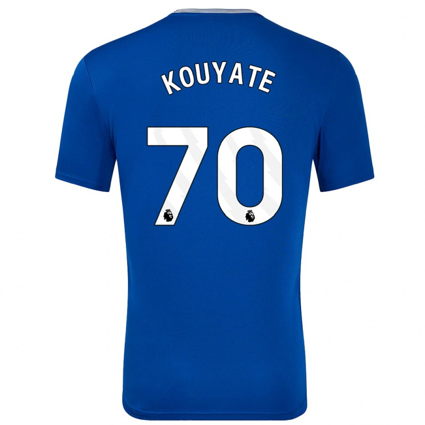 Danxen Kinder Katia Kouyate #70 Blau Mit Heimtrikot Trikot 2024/25 T-Shirt