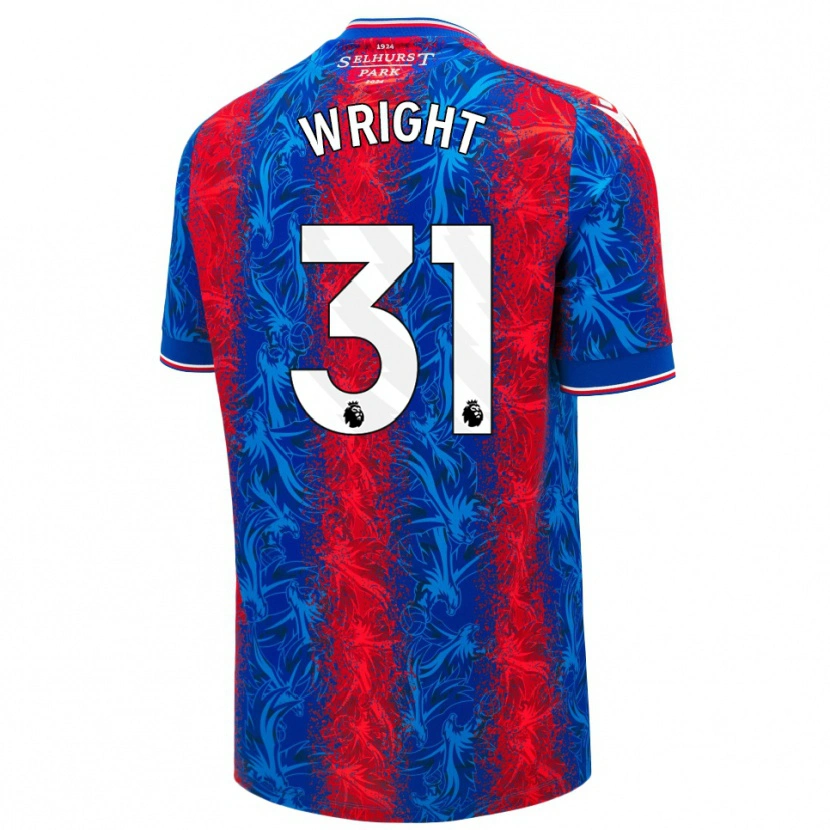 Danxen Kinder Annis-Clara Wright #31 Rot Blauen Streifen Heimtrikot Trikot 2024/25 T-Shirt