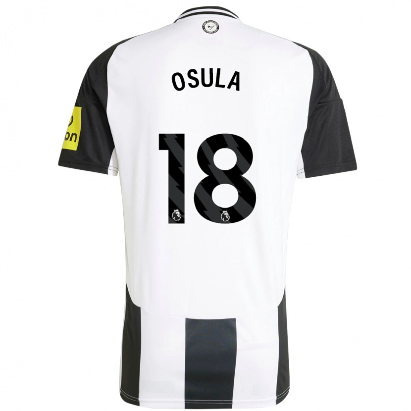 Danxen Kinder William Osula #18 Weiß Schwarz Heimtrikot Trikot 2024/25 T-Shirt