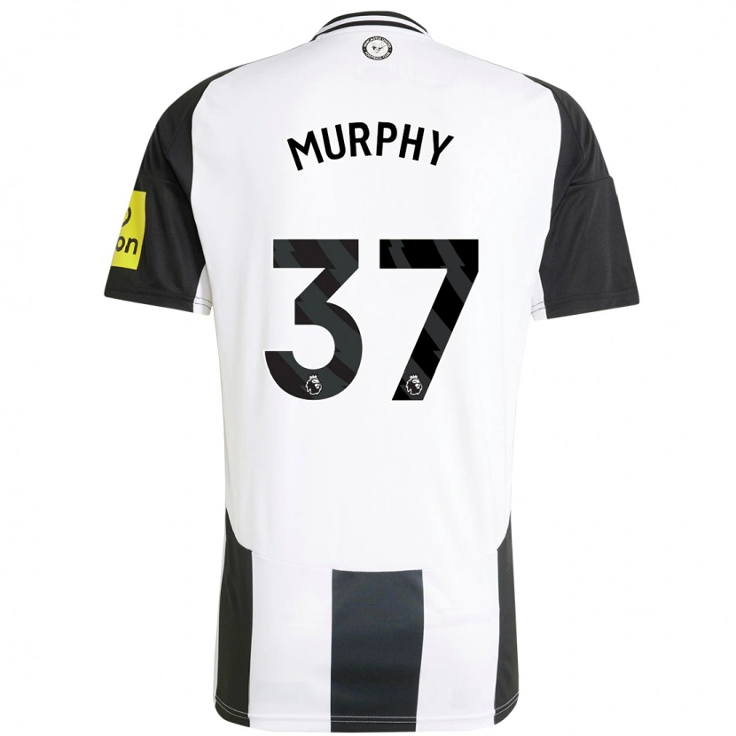 Danxen Kinder Alex Murphy #37 Weiß Schwarz Heimtrikot Trikot 2024/25 T-Shirt