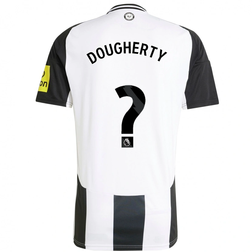 Danxen Kinder Ryan Dougherty #0 Weiß Schwarz Heimtrikot Trikot 2024/25 T-Shirt