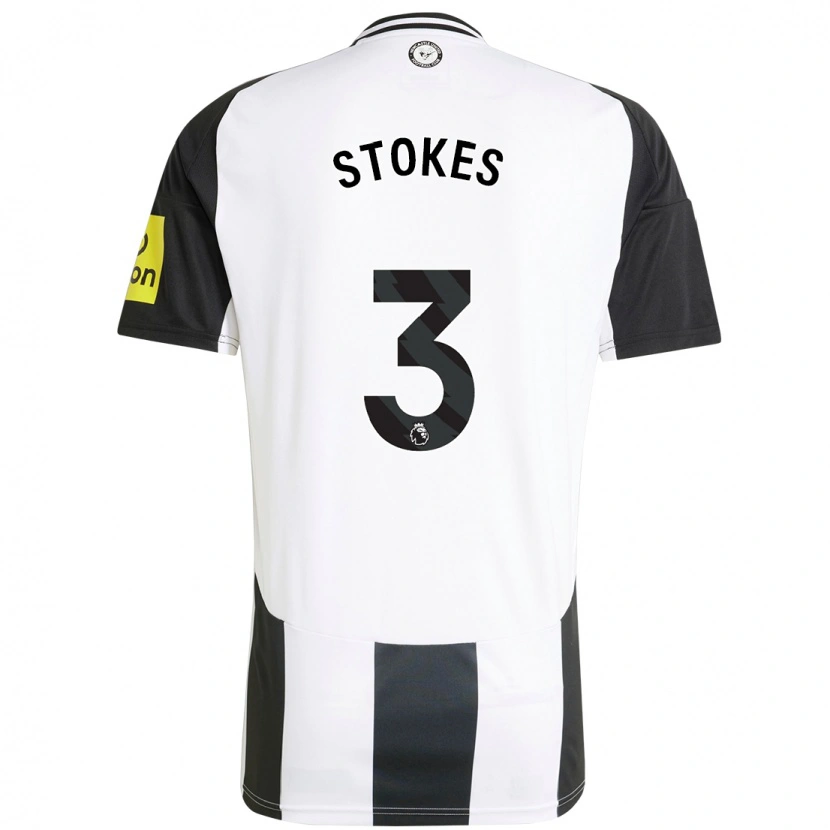 Danxen Kinder Demi Stokes #3 Weiß Schwarz Heimtrikot Trikot 2024/25 T-Shirt
