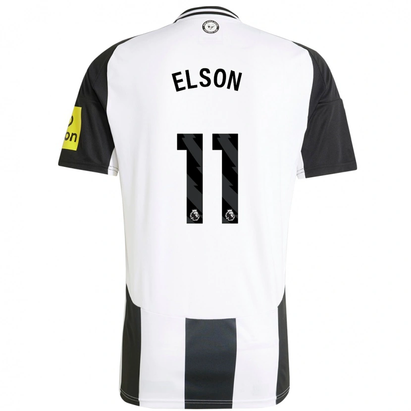 Danxen Kinder Kacie Elson #11 Weiß Schwarz Heimtrikot Trikot 2024/25 T-Shirt