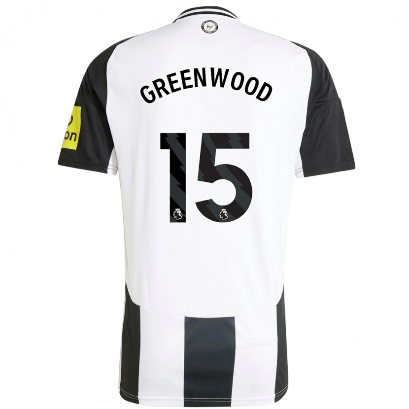 Danxen Kinder Hannah Greenwood #15 Weiß Schwarz Heimtrikot Trikot 2024/25 T-Shirt