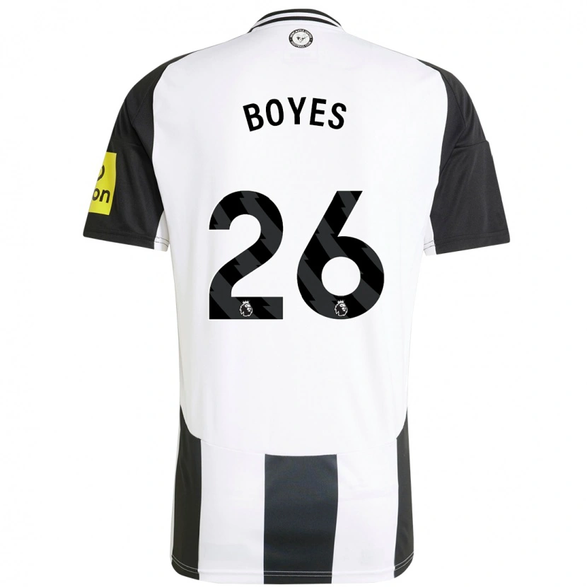 Danxen Kinder Grace Boyes #26 Weiß Schwarz Heimtrikot Trikot 2024/25 T-Shirt