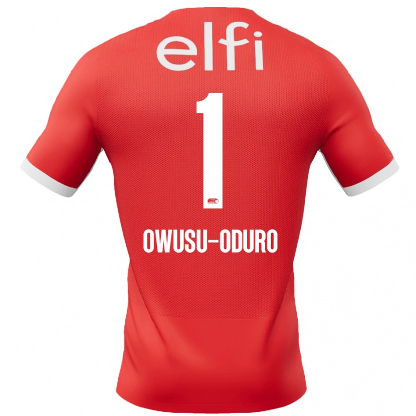 Danxen Kinder Rome Jayden Owusu-Oduro #1 Rot Weiß Heimtrikot Trikot 2024/25 T-Shirt