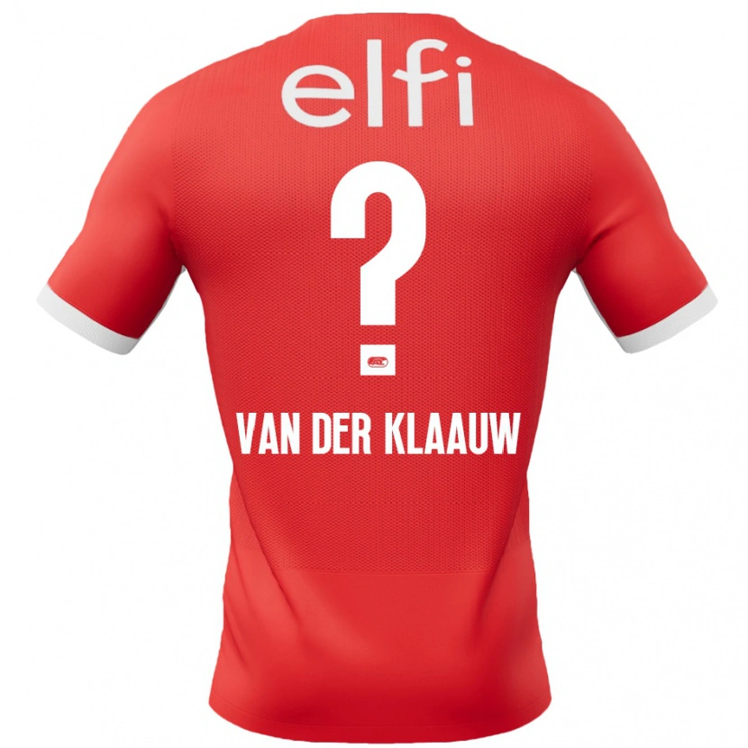 Danxen Kinder Deacon Van Der Klaauw #0 Rot Weiß Heimtrikot Trikot 2024/25 T-Shirt