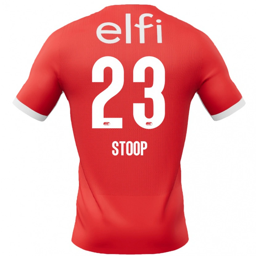 Danxen Kinder Maudy Stoop #23 Rot Weiß Heimtrikot Trikot 2024/25 T-Shirt