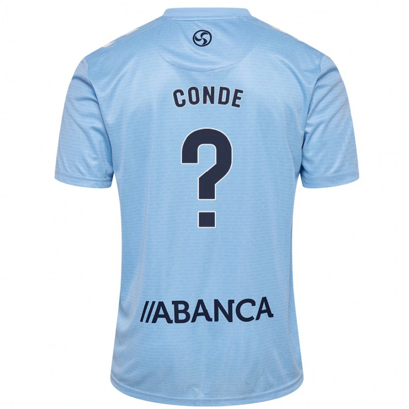 Danxen Kinder Miguel Conde #0 Himmelblau Heimtrikot Trikot 2024/25 T-Shirt