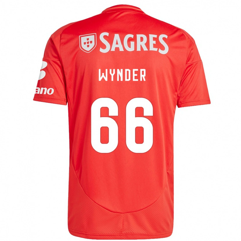 Danxen Kinder Joshua Wynder #66 Rot Weiß Heimtrikot Trikot 2024/25 T-Shirt
