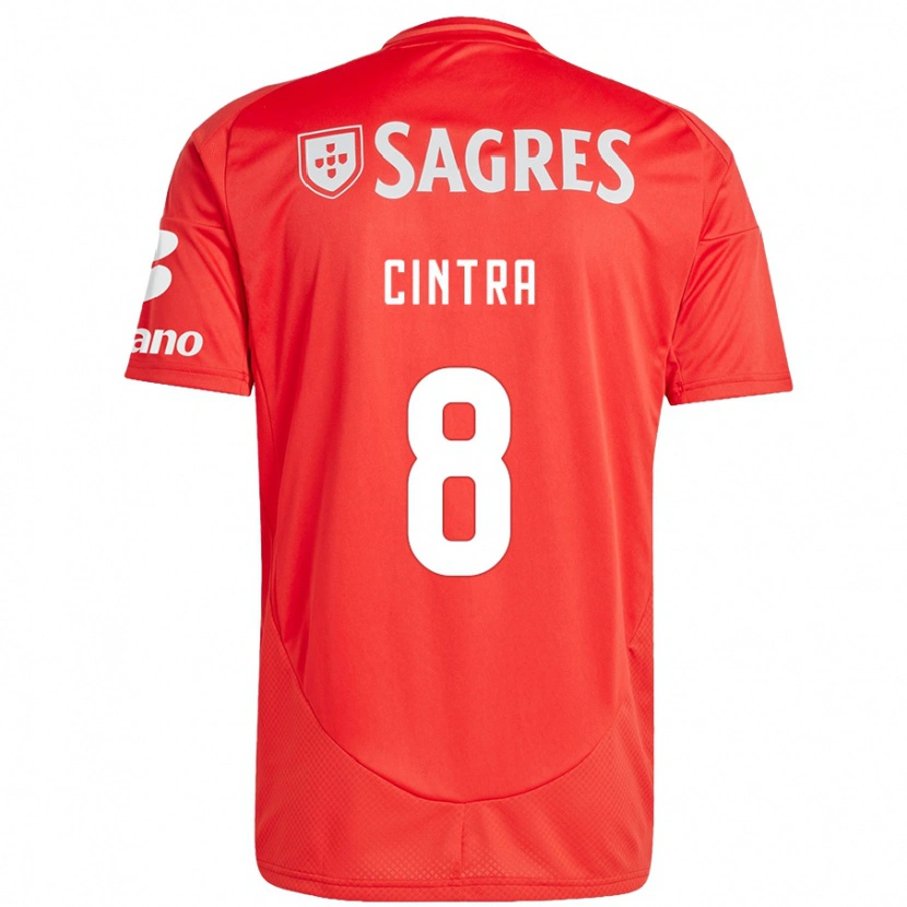 Danxen Kinder Marta Cintra #8 Rot Weiß Heimtrikot Trikot 2024/25 T-Shirt
