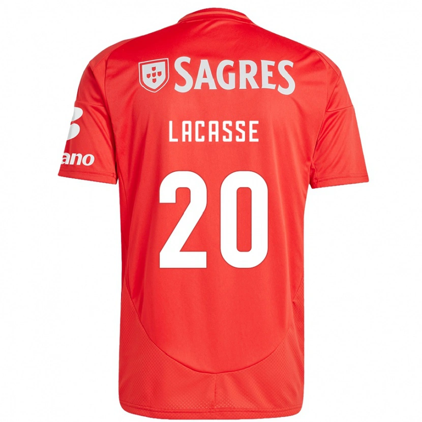 Danxen Kinder Cloe Lacasse #20 Rot Weiß Heimtrikot Trikot 2024/25 T-Shirt
