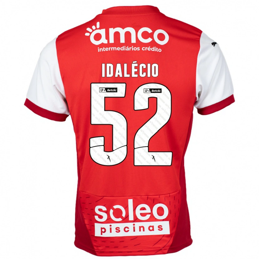 Danxen Kinder Idalécio #52 Rot Weiß Heimtrikot Trikot 2024/25 T-Shirt