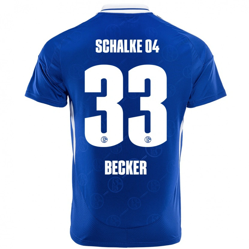 Danxen Kinder Vitalie Becker #33 Königsblau Heimtrikot Trikot 2024/25 T-Shirt