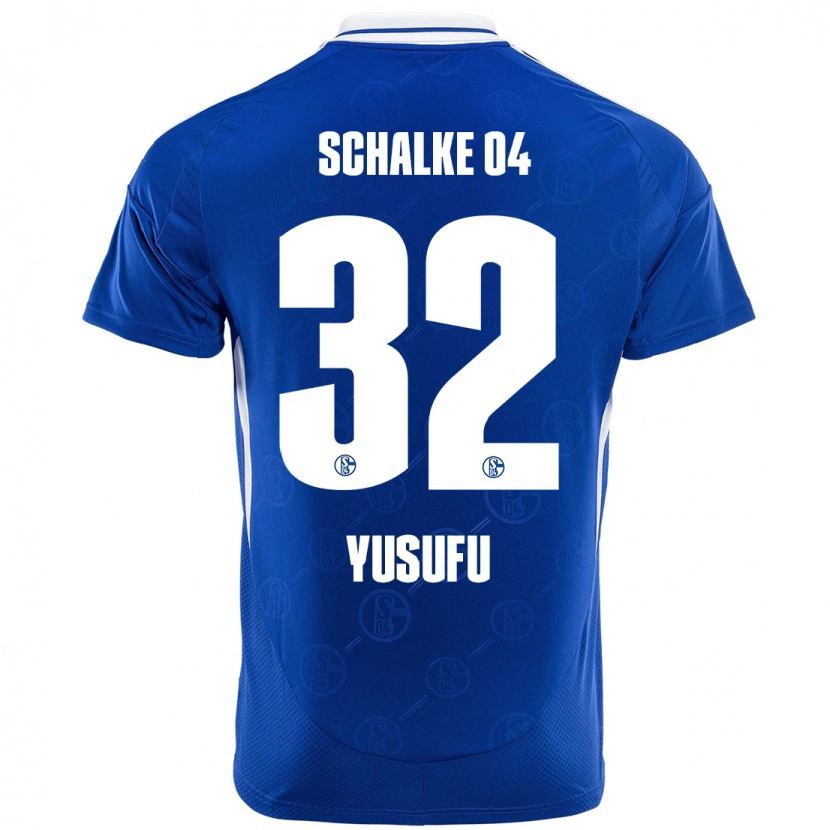 Danxen Kinder Faaris Yusufu #32 Königsblau Heimtrikot Trikot 2024/25 T-Shirt