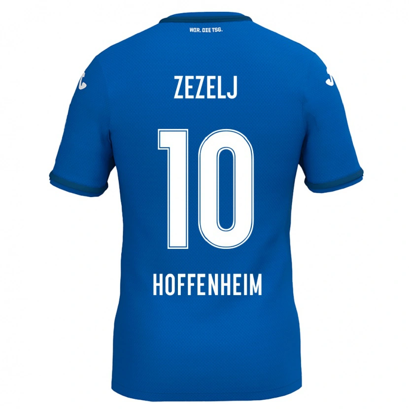 Danxen Kinder Neno Zezelj #10 Königsblau Heimtrikot Trikot 2024/25 T-Shirt