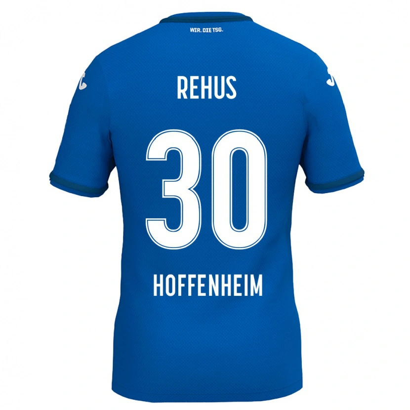 Danxen Kinder Milan Rehus #30 Königsblau Heimtrikot Trikot 2024/25 T-Shirt
