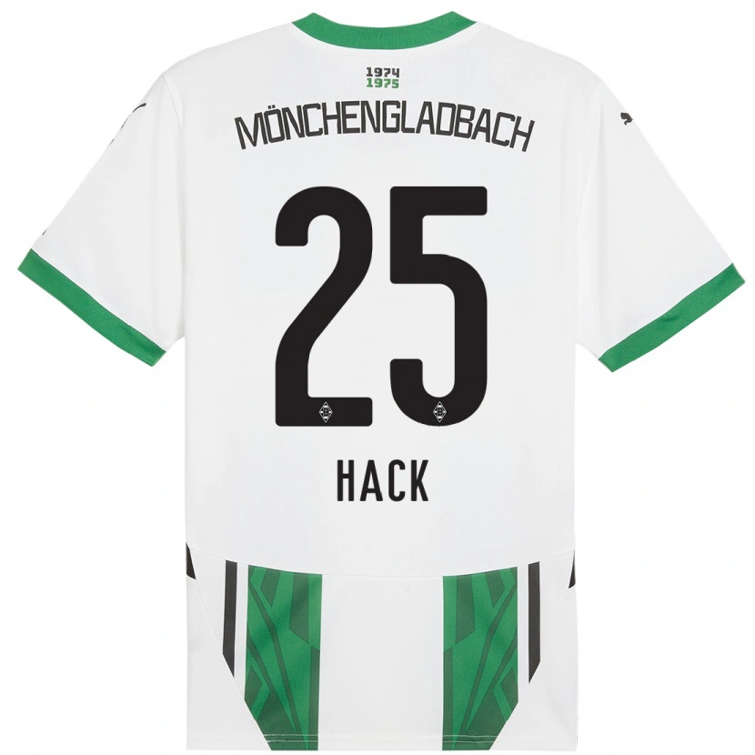 Danxen Kinder Robin Hack #25 Weiß Grün Heimtrikot Trikot 2024/25 T-Shirt