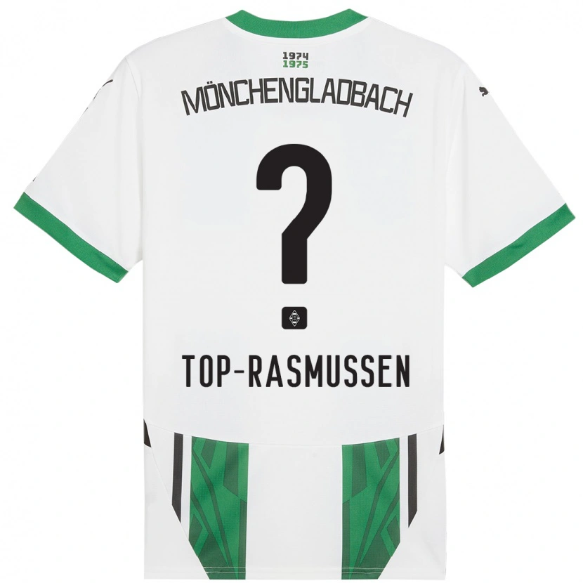 Danxen Kinder Tristan Top-Rasmussen #0 Weiß Grün Heimtrikot Trikot 2024/25 T-Shirt