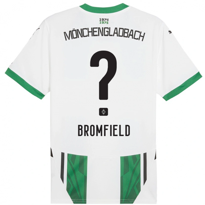Danxen Kinder Rio Bromfield #0 Weiß Grün Heimtrikot Trikot 2024/25 T-Shirt