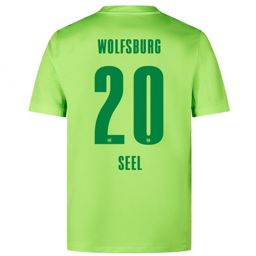 Danxen Kinder William Seel #20 Fluoreszierendes Grün Heimtrikot Trikot 2024/25 T-Shirt