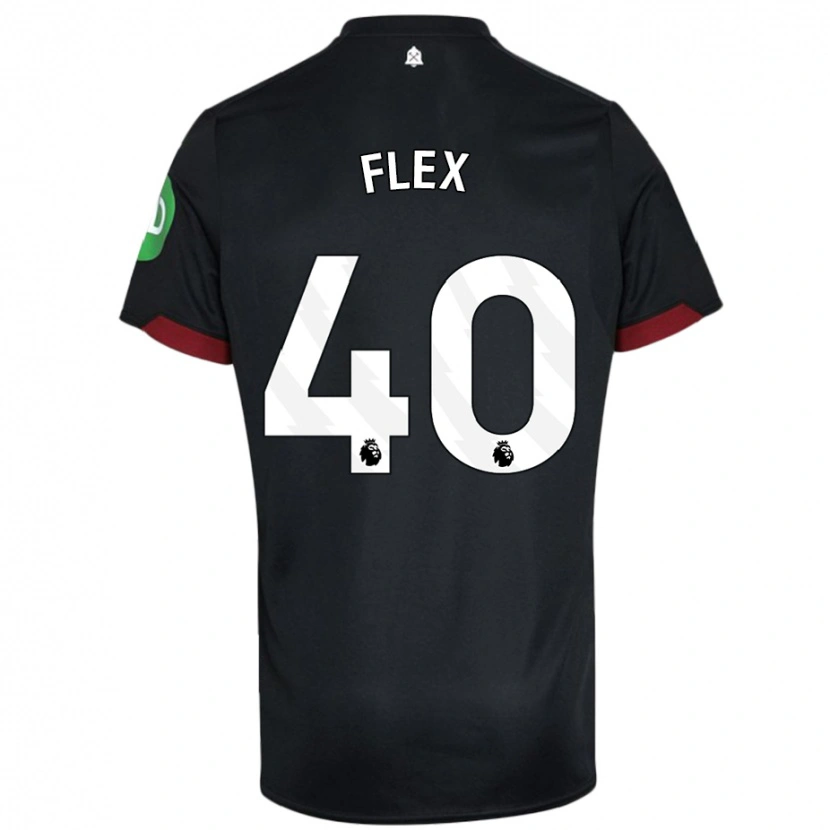 Danxen Kinder Armstrong Oko Flex #40 Schwarz Weiß Auswärtstrikot Trikot 2024/25 T-Shirt