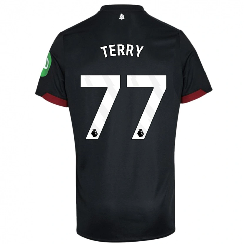 Danxen Kinder Mason Terry #77 Schwarz Weiß Auswärtstrikot Trikot 2024/25 T-Shirt