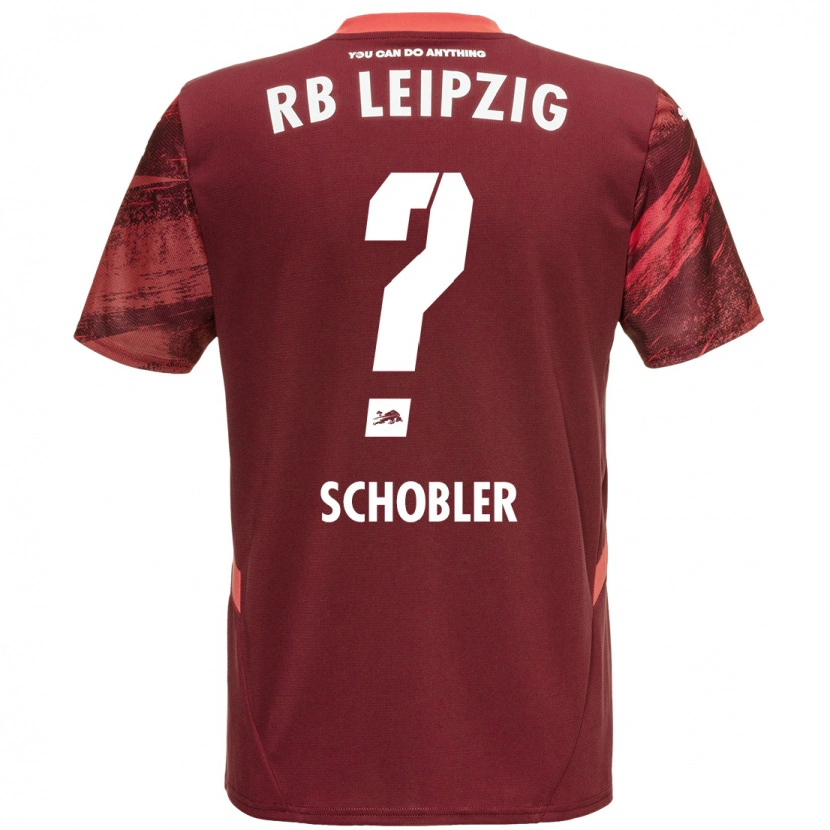 Danxen Kinder Laurin Schößler #0 Burgunderrot Auswärtstrikot Trikot 2024/25 T-Shirt
