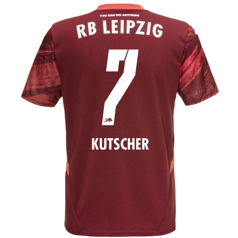 Danxen Kinder Matthes Kutscher #7 Burgunderrot Auswärtstrikot Trikot 2024/25 T-Shirt