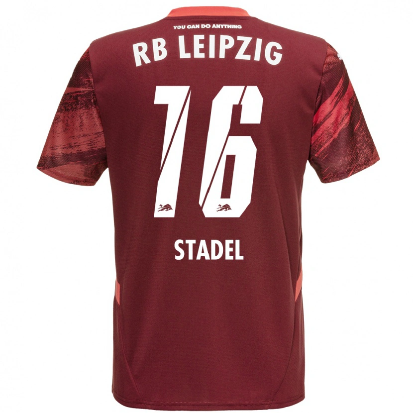 Danxen Kinder Maddox Stadel #16 Burgunderrot Auswärtstrikot Trikot 2024/25 T-Shirt