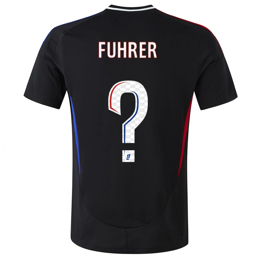 Danxen Kinder Pape Fuhrer #0 Schwarz Auswärtstrikot Trikot 2024/25 T-Shirt
