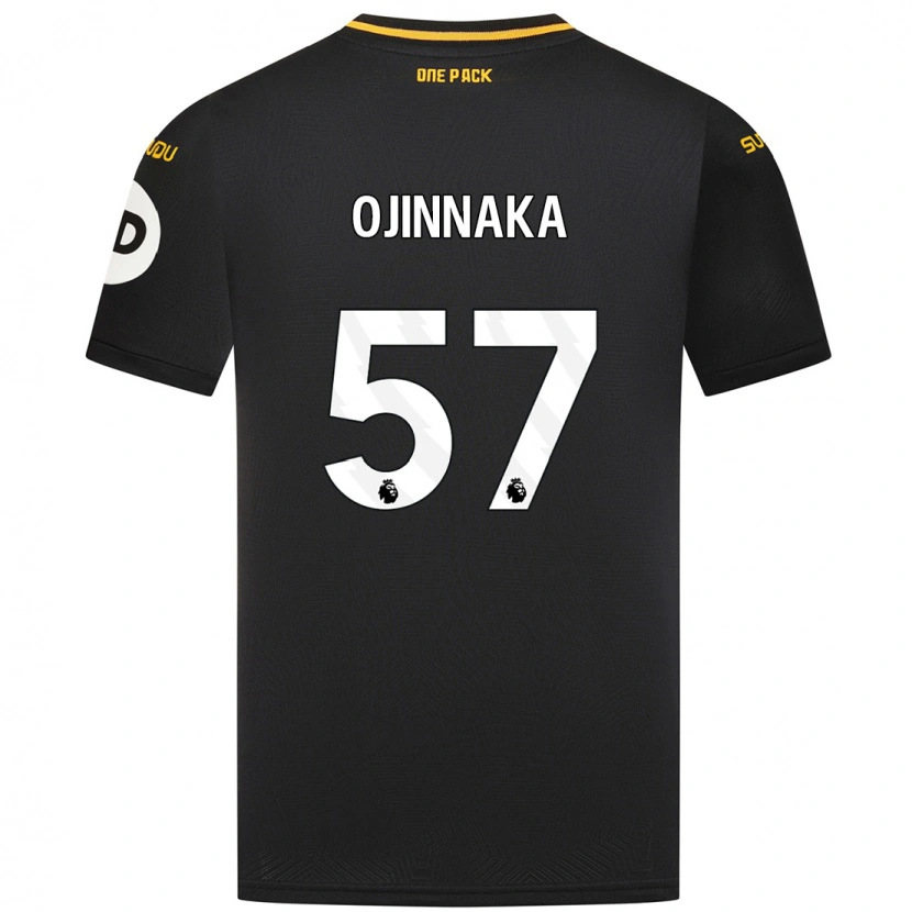 Danxen Kinder Temple Ojinnaka #57 Schwarz Auswärtstrikot Trikot 2024/25 T-Shirt