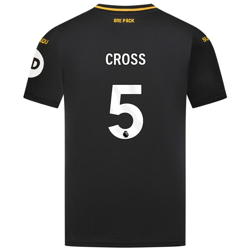 Danxen Kinder Emma Cross #5 Schwarz Auswärtstrikot Trikot 2024/25 T-Shirt