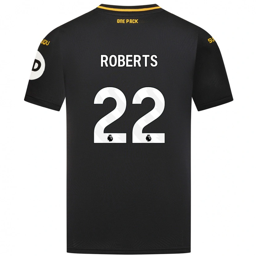Danxen Kinder Beth Roberts #22 Schwarz Auswärtstrikot Trikot 2024/25 T-Shirt