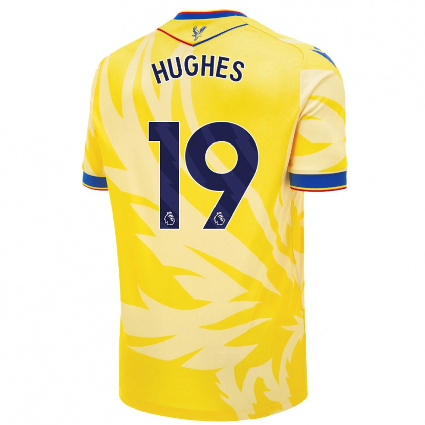 Danxen Kinder Will Hughes #19 Gelb Auswärtstrikot Trikot 2024/25 T-Shirt