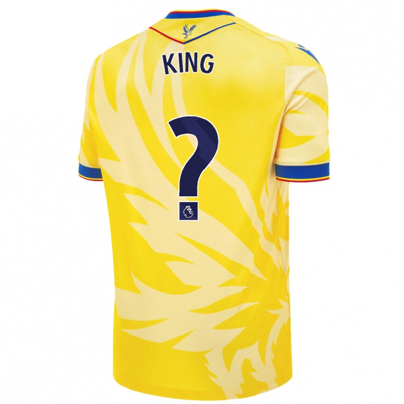 Danxen Kinder George King #0 Gelb Auswärtstrikot Trikot 2024/25 T-Shirt