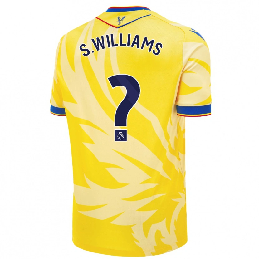 Danxen Kinder Seb Williams #0 Gelb Auswärtstrikot Trikot 2024/25 T-Shirt