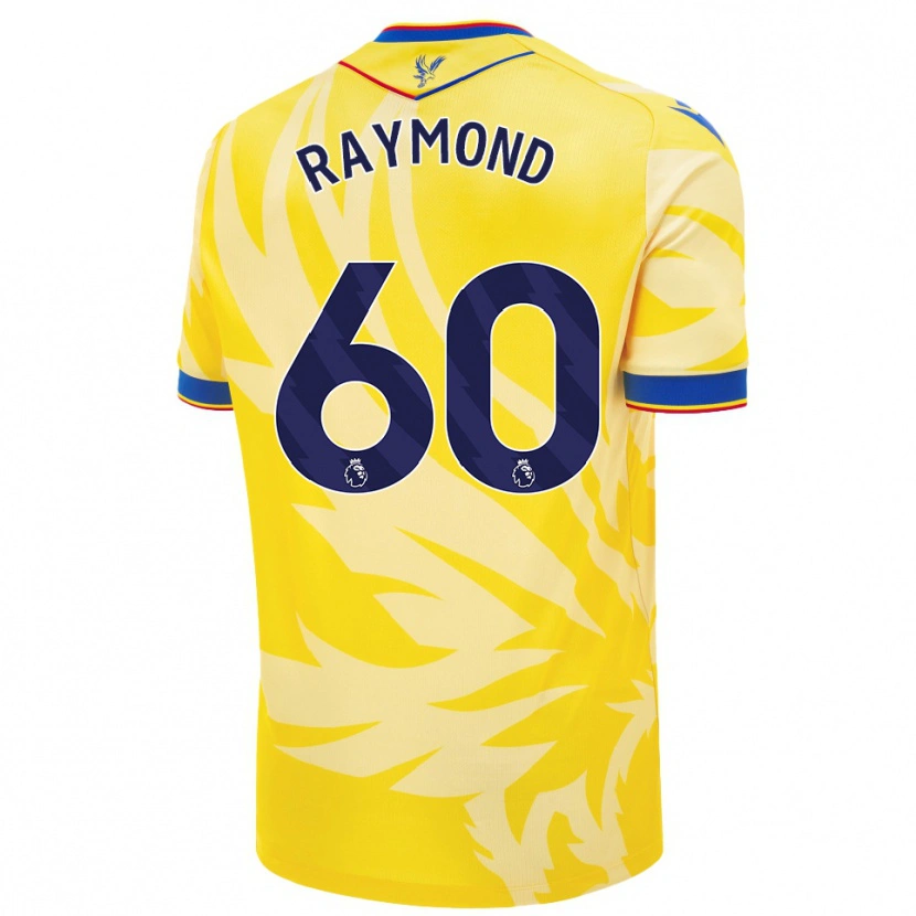 Danxen Kinder Jadan Raymond #60 Gelb Auswärtstrikot Trikot 2024/25 T-Shirt